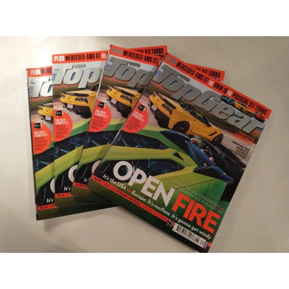 UK BBC Top Gear Magazine - Mercedes AMG - GT Porsche - June 2015 - #270